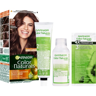 Garnier Color Naturals 4,15 tmavá ledová mahagonová