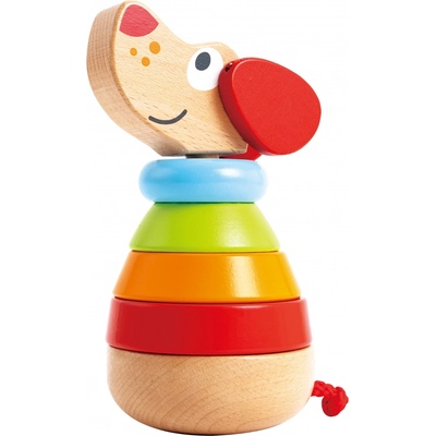 Hape Музикална играчка Hape - Кученце с цветни рингове (H0448)