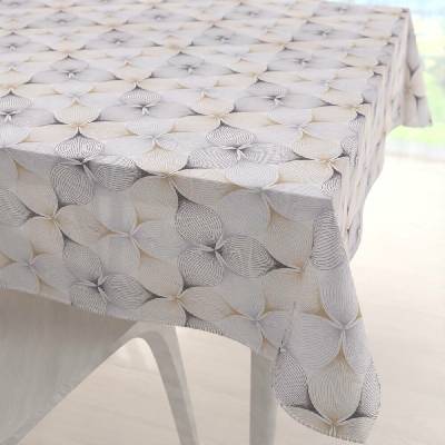 Biante Dekorační čtvercový ubrus PML-031 Designové geometrické obrazce na bílém 80x80cm