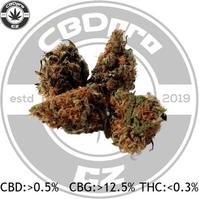 CBG Force Květ CBD: 0.5% THC 0,2% 10 g