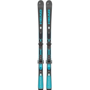 HEAD Ски за спускане със ски автомати HEAD Supershape e-Speed SW BB-PR + Protector Evo PR 13 GW black/blue