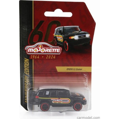 Majorette Toyota Fj Cruiser 2007 Černá Bílá 1:64