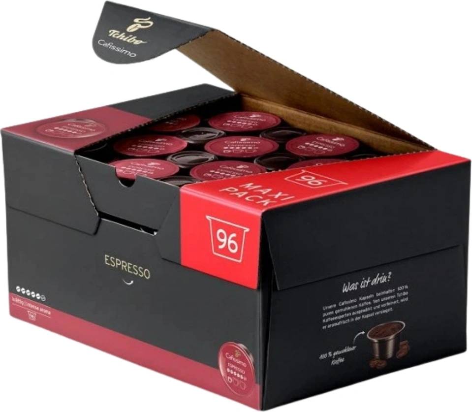 Tchibo Cafissimo Espresso интензивен аромат КУТИЯ 96 бр
