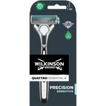 Wilkinson Sword Самобръсначка wilkinson sword quattro titanium sensitive + 1 бр. глави