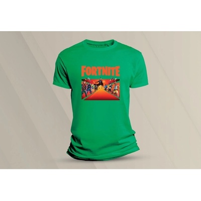 Sandratex dětské bavlněné tričko Fortnite 1. zelená