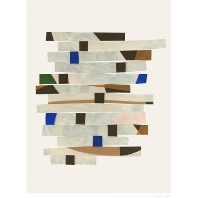 The Poster Club Cut up Stripes – Berit Mogensen Lopez plakát barevná