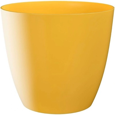 Plastkon dekorativní Ella lesklá 25 cm žltá