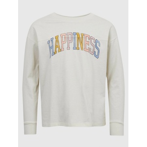 GAP Детска тениска Happiness GAP GAP | Byal | Момичешки | 116/122