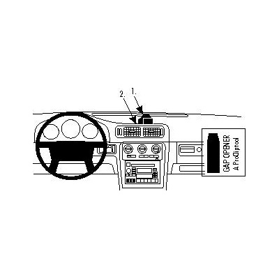 Brodit ProClip montážní konzole ostatní pro Volvo S70 97-00, 213402