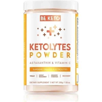 BeKeto Ketolyty Elektrolytyes SUNShine Orange 200 g