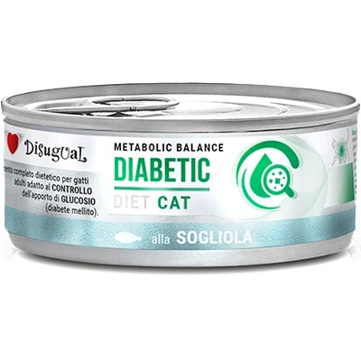 Disugual Karma - мокра храна за котки, ветеринарна серия DIABETIC Sola (за възрастни котки) 85г