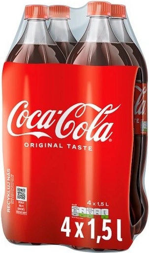 1*4様 Coca-Cola AG-LI54XE-BK-ZA Coca-Cola 4 x 1,5 l od 145 Kč - Heureka.cz