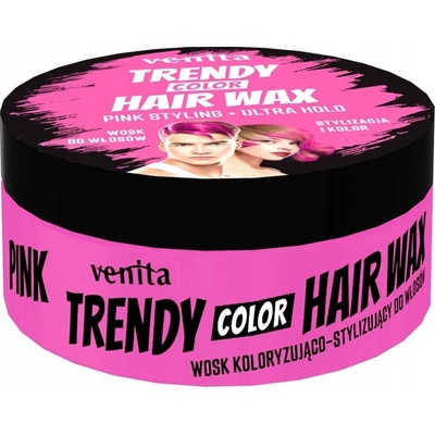 Venita Trendy Color Hair Wax Ultra Hold Pink ružová 75 g