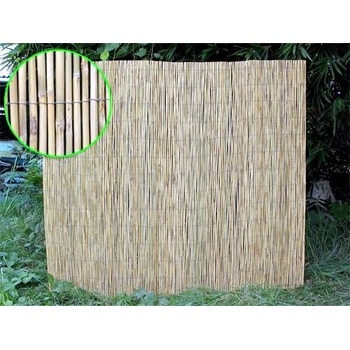 Bambusová rohož plotová 130cm x 5 m neštípaný bambus
