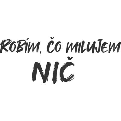 DTF nažehľovačka DTF transfer/nažehľovačka Robím, čo milujem Rozmer: A5, Farba písma nažehľovačky: červená