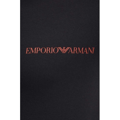 Emporio Armani Underwear Домашна тениска Emporio Armani Underwear (2 броя) в черно с принт 111267 4F717 (111267.4F717)