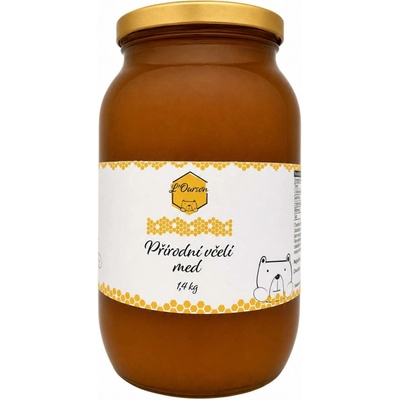 L´ Ourson Přírodní včelí med 1400g