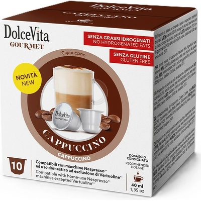 Dolce Vita Cappuccino do Nespresso kapsule 10 ks