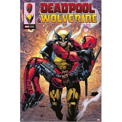 Plagát Deadpool & Wolverine - Love 61 x 91 cm