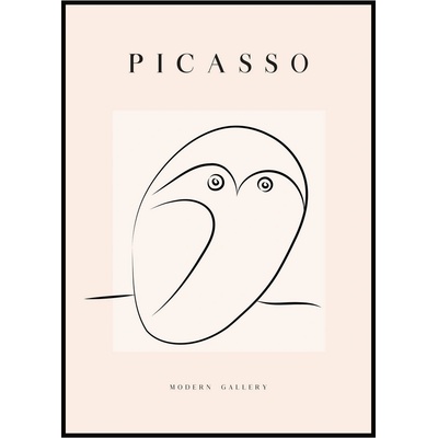 Jen tak z lásky Pablo Picasso - Sova Rozměr plakátu: 40 x 50 cm