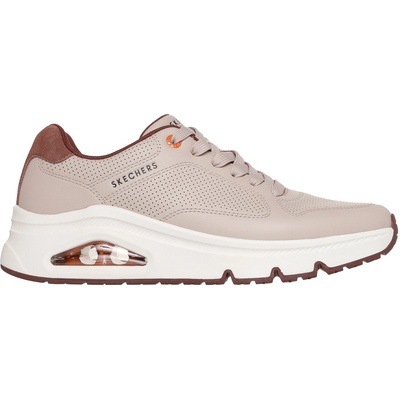 Skechers Маратонки Skechers Men's Leather Decorative Stitch Low-Top Trainers - Taupe