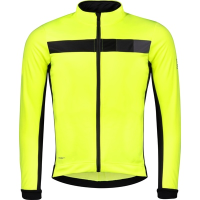 FORCE bunda FROST softshell, fluo-čierna XS