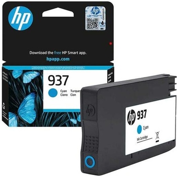 HP Патрон 4S6W2NE, No937, 800 страници/5%, Cyan (937 C)