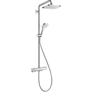 Hansgrohe Croma - Душ комплект Showerpipe с термостат, 1 струя, EcoSmart, хром 27660000 (27660000)