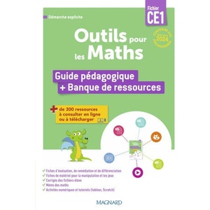 Outils pour les Maths CE1 - Guide pédagogique + Banque de ressources à télécharger (2024)