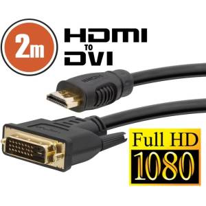 Delight DVI-D към HDMI кабел 2 м (20380) d20380 (d20380)