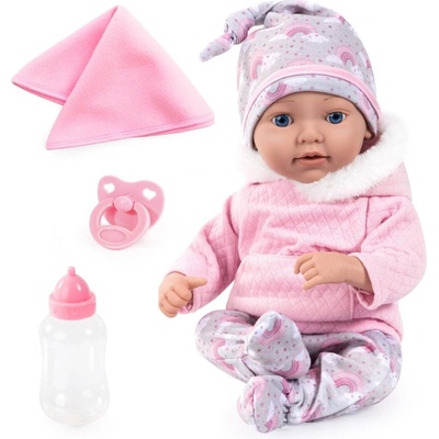 Bayer Design Reborn Baby panenka 38 cm růžová