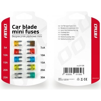 Amio autopoistky MINI 10ks blister