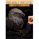 ARTLOVER Škrabací obrázek zlatý Orel