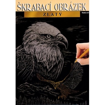 ARTLOVER Škrabací obrázek zlatý Orel