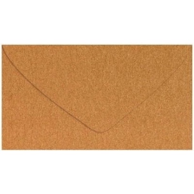 Dopisní obálka metallic 120g C6 114x162mm - měděná