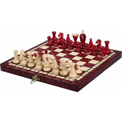 Sunrise Шах Sunrise - King's Chess Small, червен (CH113 CHERRY)