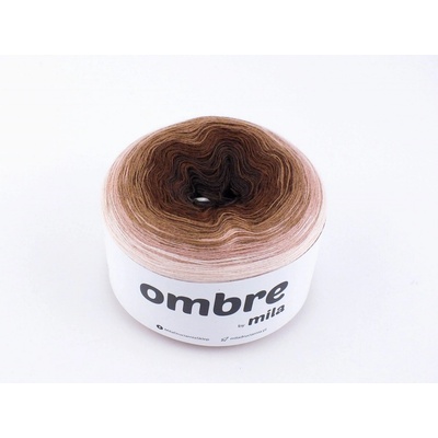 MILA OMBRE MERINO 1200m/3nitka MM19R - Práškový pudr