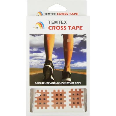 Temtex Cross Tape béžová 2,1 x 2,7 cm 180 ks