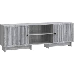 vidaXL ТВ шкаф 150 x 31 x 50 см Сив Сонома Инженерен дървен материал (894001)