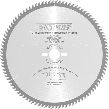 CMT Pílový kotúč na lamino, plast a neželezné kovy - D210x2,8 d30 Z48 HM C29621048M
