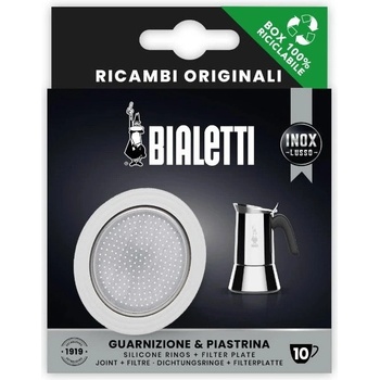 Bialetti 1-2 nerez sitko + silikonové tesnenie