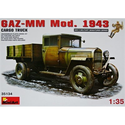 MiniArt GAZ-MM Mod. 1943 Cargo Truck w/ 5 Figures 1:35