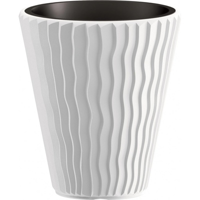 Prosperplast Květináč SANDY bílý 39 cm