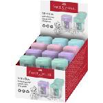 Faber-Castell Острилка, перфоратор за една дупка, контейнер, дисплей, faber-castell, пастелни цветове 182801 (182801)
