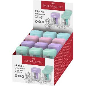 Faber-Castell Острилка, перфоратор за една дупка, контейнер, дисплей, faber-castell, пастелни цветове 182801 (182801)
