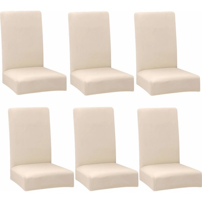 ISO TRADE Potahy na židle 6 ks - béžové – Zbozi.Blesk.cz