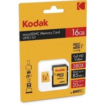 Kodak microSDHC 16GB Class 10 EKMSDM16GHC10K