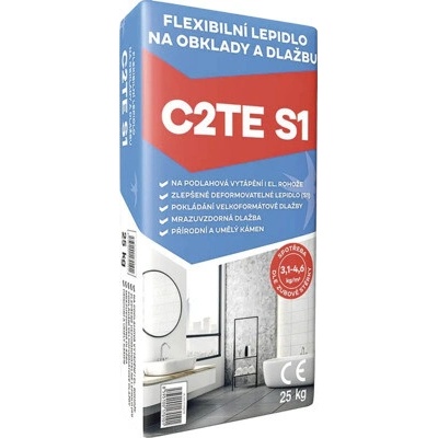 neuvedené Flexibilné lepidlo SUPER FLEX C2TE S1 25 kg