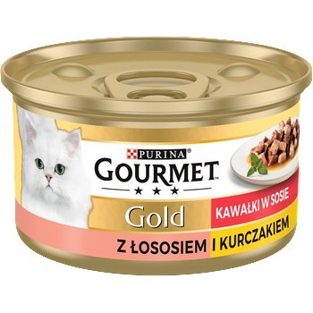 Gourmet Purina Gourmet Gold сьомга/пиле в сос 85 г