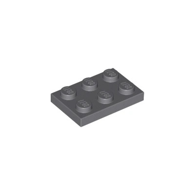Lego 3021 Dark Bluish Gray Plate 2 x 3